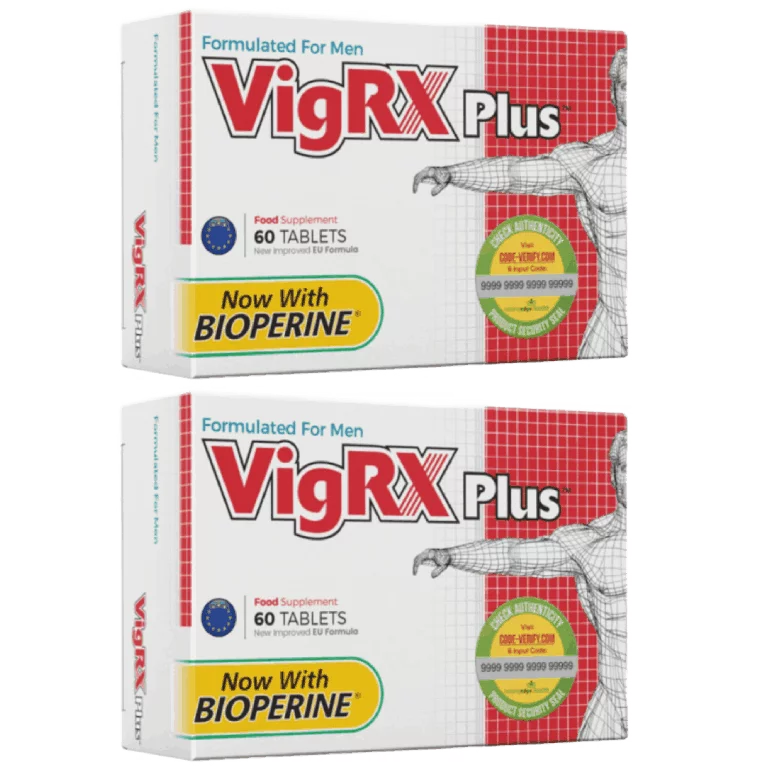 علبتين من حبوب VigRX Plus الأصلية